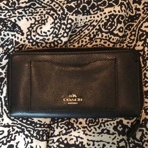 Black coach wallet